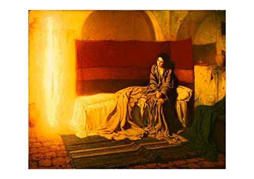 Affiche d'art Annonciation Henry Ossawa Tanner grand format poster sans cadre semi-brillant