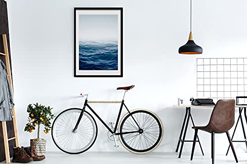 Cadre MDF 50x70 cm avec tableau de vagues de la mer pour affiche moderne