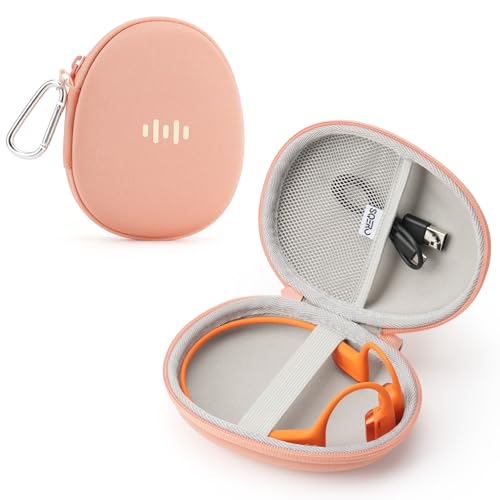 Amazon | 骨伝導イヤホン収納ケース SHOKZ 汎用 カラビナ付き