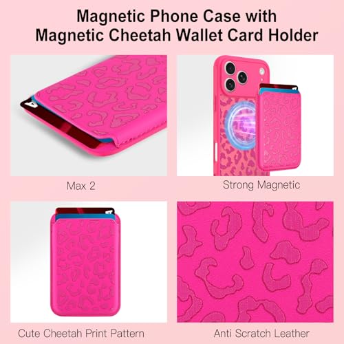 Coque antichoc iPhone 17 Pro rose Magsafe pour protéger vos cartes - 4