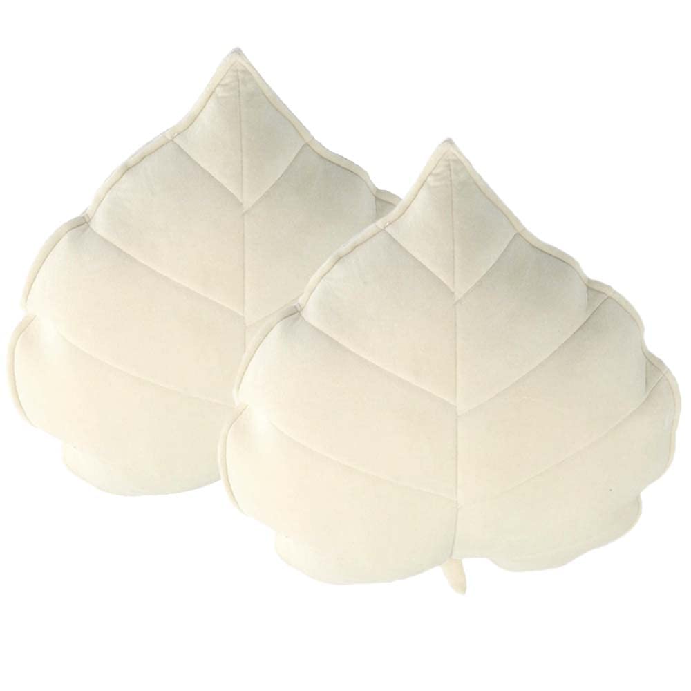 Cyprinus Carpio - Home Cushion 3D Leaf Shape Lumbar Pillow for Sofa Home Decor Pack of 2