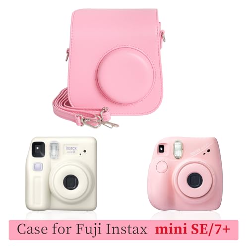 Funda protectora de cuero PU para cámara Instax mini SE/7+ miniatura 2