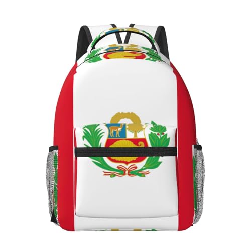 Sac à dos ordinateur portable imprimé Pérou pour éviter les frais de bagage avion