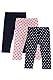 Chicco Mädchen Set aus Capri-Leggings aus Leichter Baumwolle Hose (3er Pack)