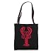 Lobster Shellfish Seafood Red Langoustine Tote Bag
