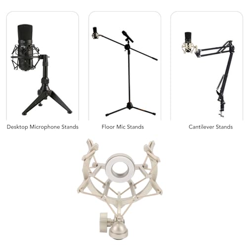 Support anti-choc pour microphone pour stopper les vibrations du bureau - 2