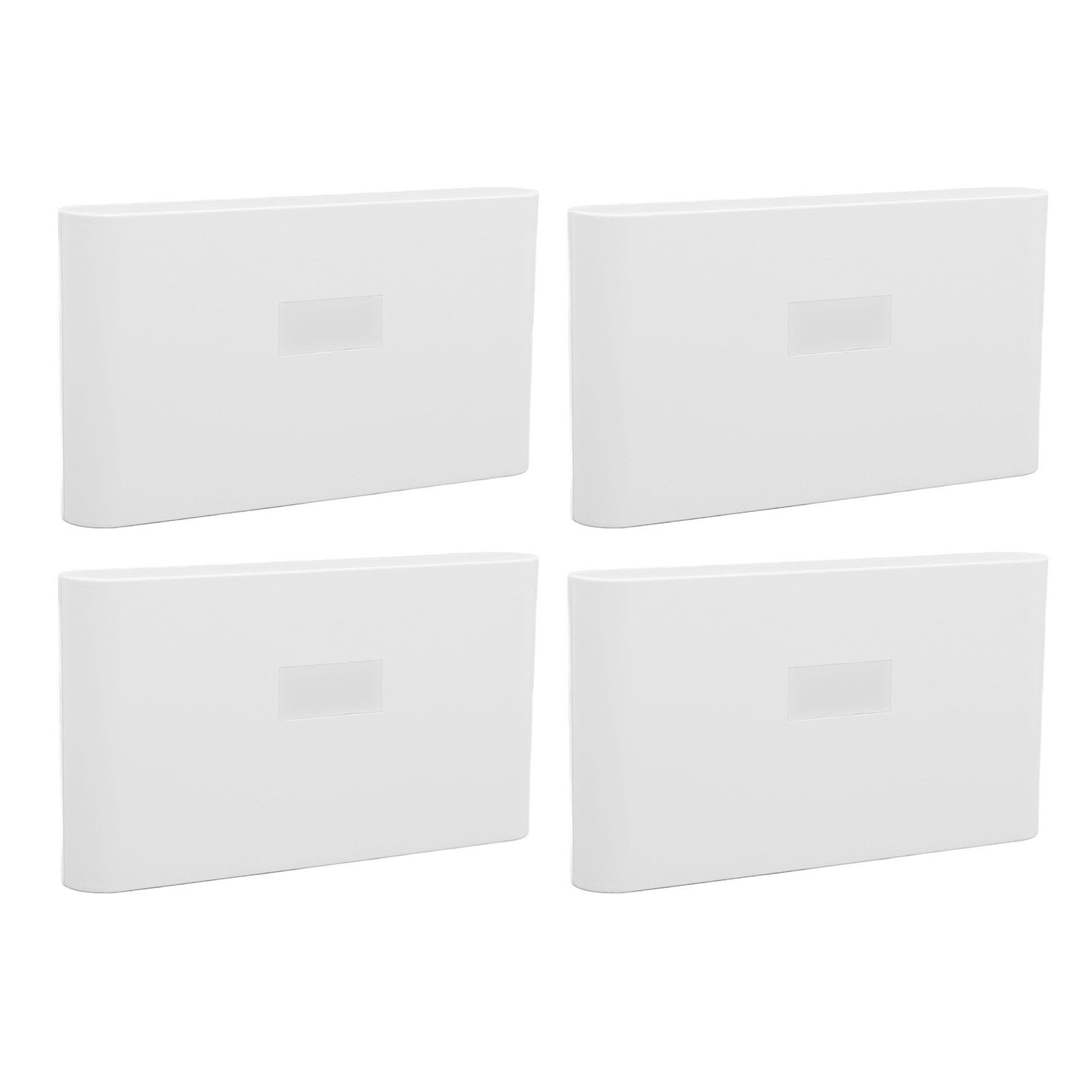 Luz Nocturna LED Magnética con Sensor de Movimiento, Luz Nocturna Inalámbrica Recargable de 2700k para Escaleras de Dormitorio Material: ABS Juego de 4