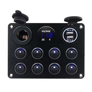 KAOLALI 8 Gang Kippschalter Panel