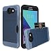 Galaxy J7 V Case, Galaxy J7 Prime Case, Galaxy J7 Perx Case, Galaxy J7 Sky Pro Case, Galaxy Halo Case, OEAGO Samsung Galaxy J7 2017 Case Hybrid Dual Layer Defender Protective Case Cover - Black