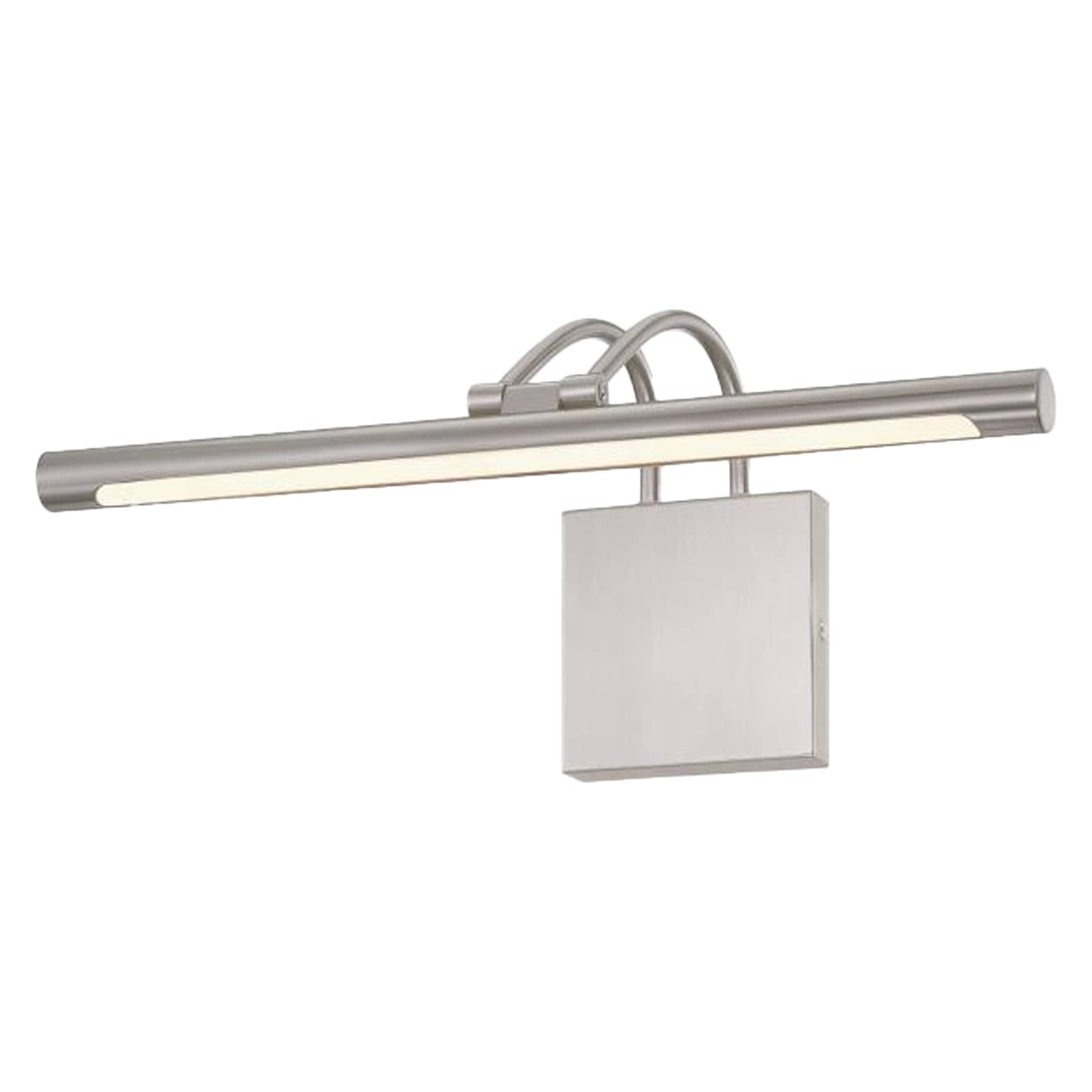 Ciata Picture Light, 17-Inches Picture Frame Light Integrated LED Art Light, 3000K 15 Watt Adjustable ‎Metal Picture Lights for Wall, Artwork Light with in-line On/Off Switch, CRI -90, Brushed Nickel