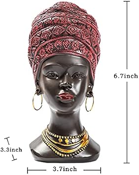 Smadeer African Statue & Elephant Statue Bundle