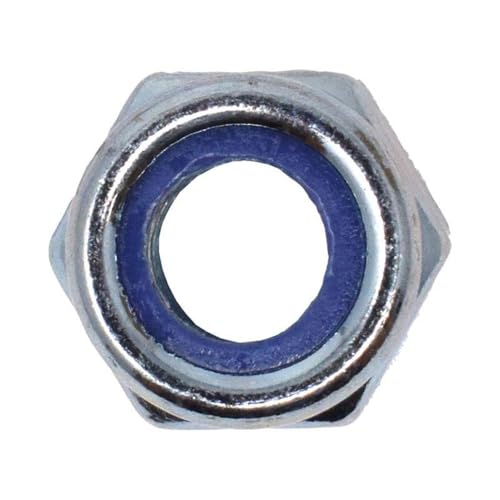 Metalmate Type P Nylon Insert Nut ZP M6 Box 100