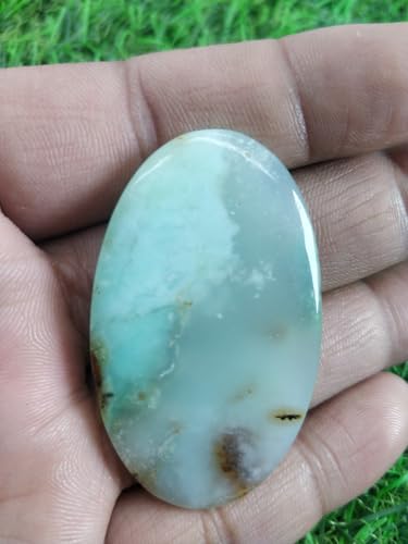 Chrysoprase naturelle de 78,15 cts pour création de bijoux de collection LCAB-0004 - 3