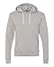 J America Adult Triblend Pullover Fleece Hood L GREY TRIBLEND