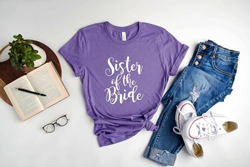 Blue Sand Textiles Sister of The Bride Shirt. Wedding Shirt for Getting Ready. Unisex T-Shirts. Sister Shirt.2