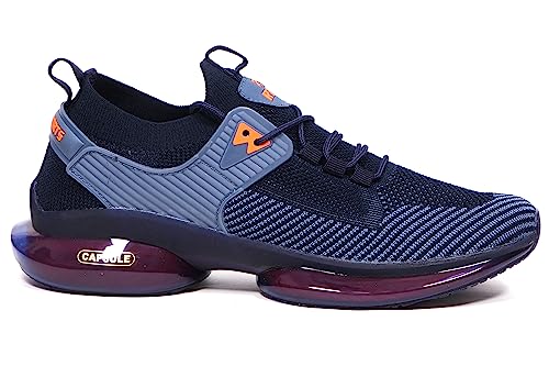 Image of RTP Men's Sports Running,Walking & Gym Shoes with Lightweight Carbon Cushion Technology EVA Sole with Memory Form Casual Sneaker Shoes for Men's & Boy's Blue