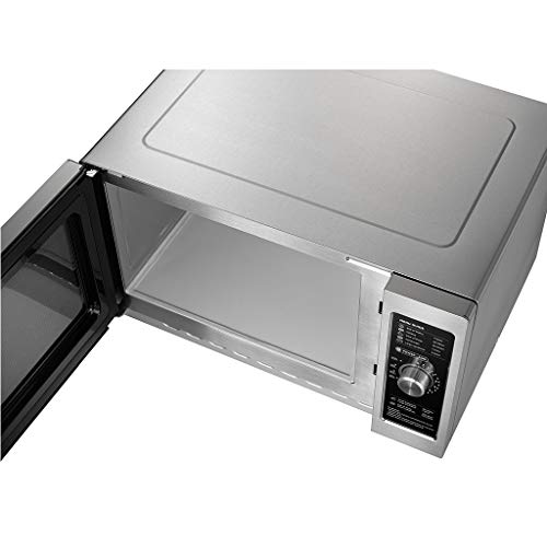 Midea Equipment 1034N0A Countertop Commercial Microwave Oven with Dial, 1000W, Stainless Steel, 1.2 CuFt - Thumbnail 7