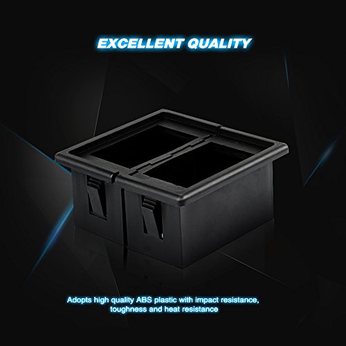 Image of Nilight LED Light Bar Rocker Switch Holder Panel Switch Holder Housing Kit ABS Plastic Black Automotive Mount Toggle Switch Housing,2 years Warranty