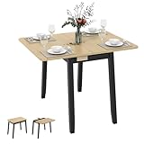 table à rabat but 【Gain de place】Tout et pliant, la table extensible ne prend pas de place comme bureau ou table d'appoint. Quand vous avez des invités, justement l'ouvrez sans problème. Parfait pour les petits appartements, cuisines, studios et autres petits espaces.