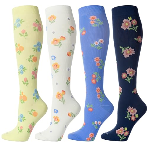 Image of LEVSOX Compression Socks Women and Men, 20-30mmHg, Best for Nurses, Travel, Pregnancy