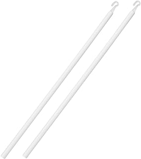 24 Inch Horizontal Window Blind Wand Replacement with Hook Plastic Spliceable Vertical Blinds Rod Replacement Blinds Stick Replacement