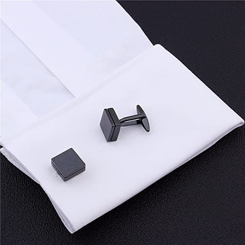 Image of S&W Wedding Cufflinks for Men Cuffs with Gift Box Business for Tuxedo Shirt