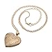 Produktbild TIREOW Vintage Retro Herzförmigen Halskette Medaillon Mini Bild Bilderrahmen Box Anhänger Für Frauen Charme Gliederkette Choker Halskette Kragen