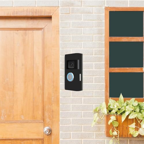 Silikonschutzhülle Kompatibel mit Ring Battery Doorbell Plus/Ring Video Doorbell 2nd Gen-Schutzhülle aus Silikon Schützen Ring Doorbell vor direkter Beeinträchtigung durch Sonnenschein,Wetter & UV