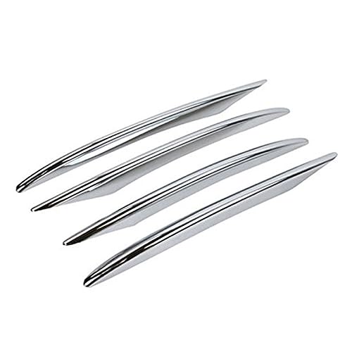 Cubierta de luz antiniebla cromada para Mercedes Clase E W213 2016-2019, accesorios ABS, 4 piezas