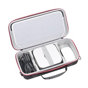 RLSOCO Funda rígida para Apple 2024 Mac mini M4/M4 Pro, adecuada para accesorios de juego: adaptadores, mouse mágico y teclado mágico con sin números y más (solo funda)