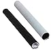 Electiduct 1.25" Neoprene Easy Cable Wrap with Hook and Loop Fastener Wire Manager Cord Protector - Reversible Black/White - 10 Feet