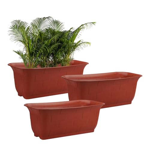 GARDENS NEED 20-Inch (50.8cm) Window Flower Pot | Rectangular Sha...