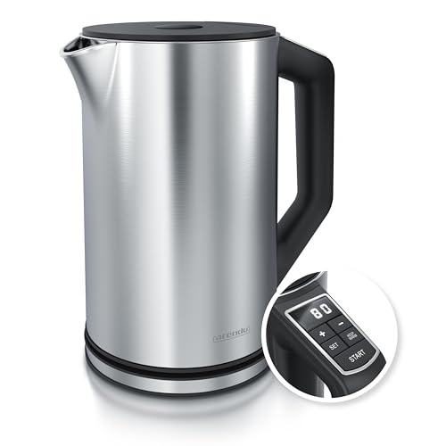 Arendo - Edelstahl Wasserkocher mit...