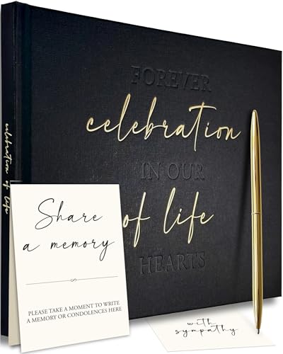 Funeral Guest Book Memorial Service – Celebration of Life Sign
