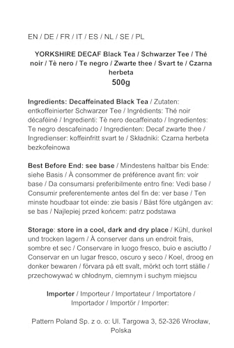 Taylors of Harrogate Yorkshire Tea Decaf 160 tea bags