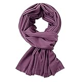 SWAT PANY Pashmina Winterschal Großer Schal für damen Lila Wrap Stola für Abendkleid Warme Schals Zeremonie