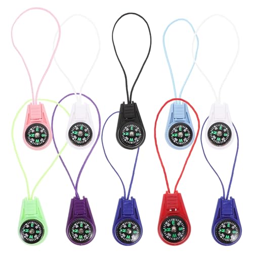 Brújulas de Bolsillo 20pcs Colores Mezclados para Camping miniatura 1