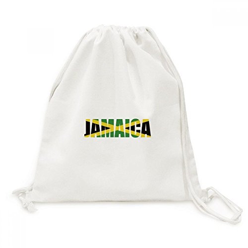 Sac de voyage Jamaïque en toile de coton avec fermeture coulissante
