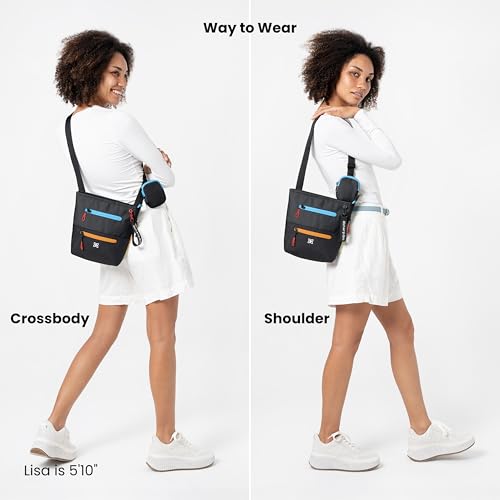 Image of Sherpani Sadie, Nylon Crossbody Bag, Lightweight Shoulder Bag, Travel Cross Body, Crossbody Purse for Women, RFID Protection, Removable Coin Purse, Travel Gift (Chromatic Heritage)