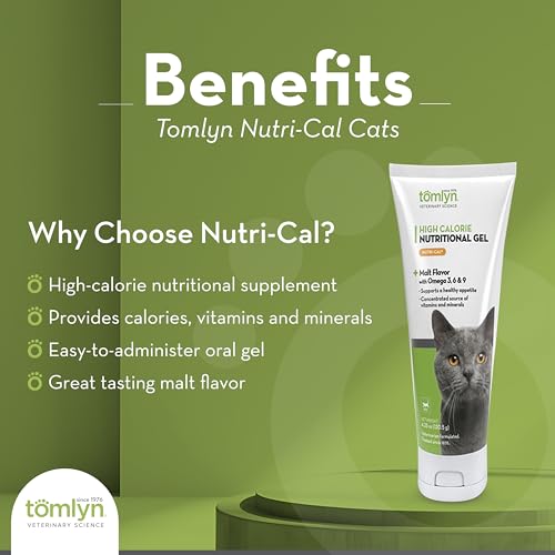 2-Pack Nutri-Cal for Cats High Calorie Dietary Supplement, 4.25-Ounce Tube