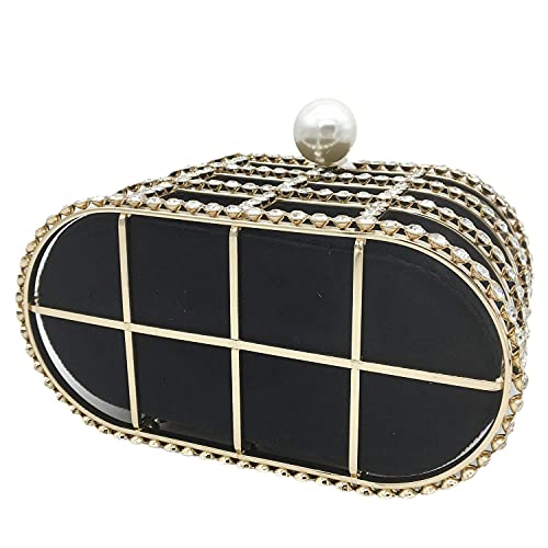Boutique-De-FGG-Elegant-Evening-Handbag-with-Pearl-Rhinestone-Bucket-Bag-Crystal-Clutch-Purses-for-Wedding-Party-Small-Tote