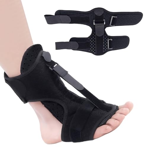Meunhy Plantar Fasciitis Night Splints Night Splints for Plantar Fasciitis Adjustable Breathable and Comfortable Provide Support Black