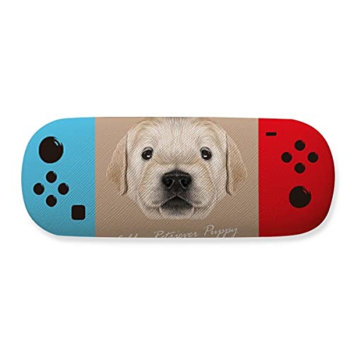 Étui à lunettes Golden Retriever : étui rigide de rangement et protection