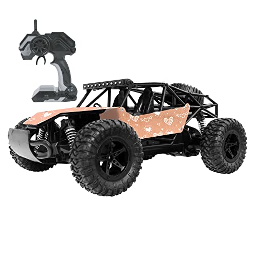 TURBO CHALLENGE - Buggy Iron Glam - Elite - 094275L - Coche de Control Remoto - Rosa - 1/16 - Pilas no Incluidas - Metal - Juguete para Niños - Regalo - A Partir de 8 años