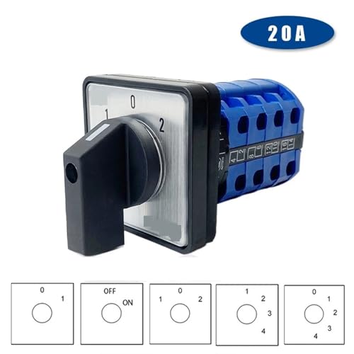 Commutateur LW26-20/4 avec contacts en argent pour inversion de source stable - 3