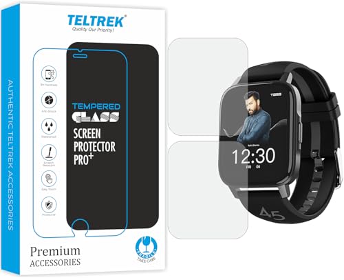 Image of Screen Protector Compatible With Tagg Verve Neo Hitman Special Edition Smartwatch, Full Hydrogel TPU Screen Guard not a Tempered Glass (Pack of 2)