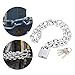 Zxpjkyu Bike Lock Chain Security Chain L for Fence Mountain Bike Bikes, Gates