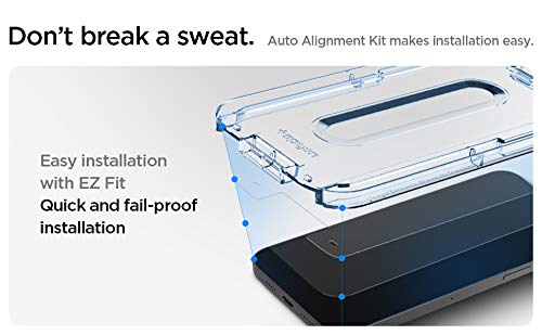 Spigen EZ Fit installation showing easy application