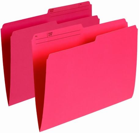 Pendaflex Color End Tab Folders, Full Tab, Letter Size, Yellow - 100 Per Box (H110DY)
