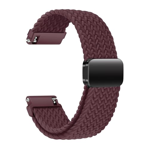 Image of ACM Watch Strap Woven Braided Magnetic 22mm compatible with Fastrack Xtreme Pro Smartwatch Adjustable Belt Band